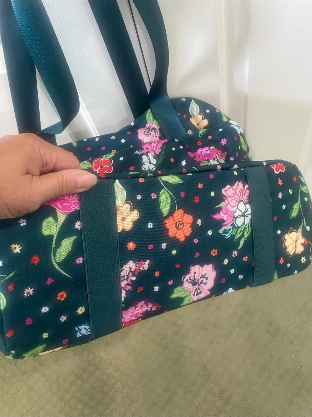 Vera Bradley ReActive Tote - “Hope Blooms Teal”